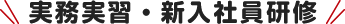 実務実習・新入社員研修